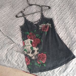 Rare Sinful skull tank